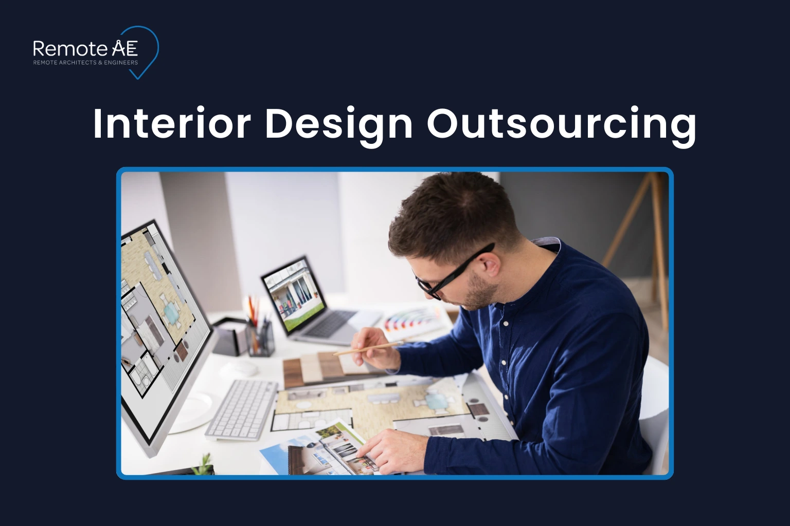 Remote interior design team outsourcing CAD, Revit, and 3D rendering for AEC firms