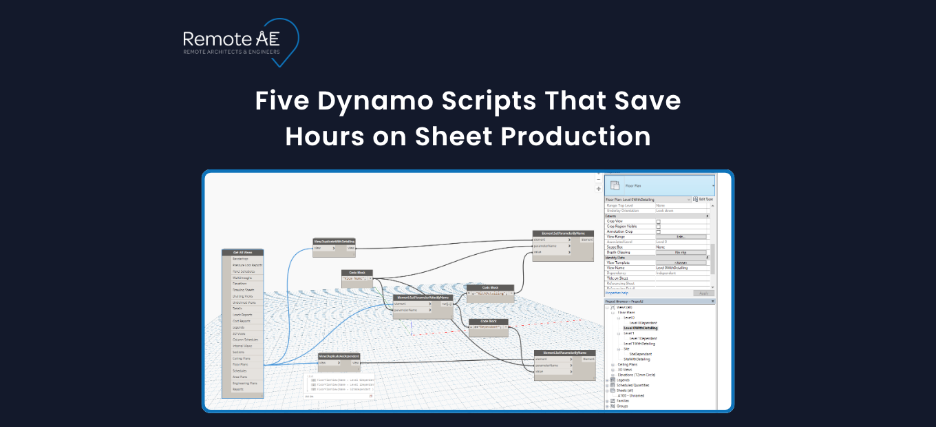 Five Dynamo Scripts That Save Hours on Sheet Production