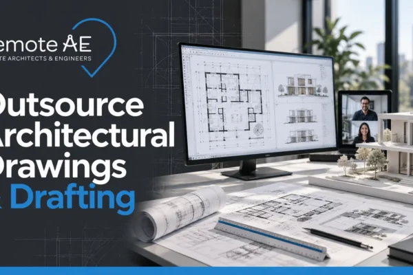 Outsource architectural drawings and drafting to a vetted remote architect with Remote AE