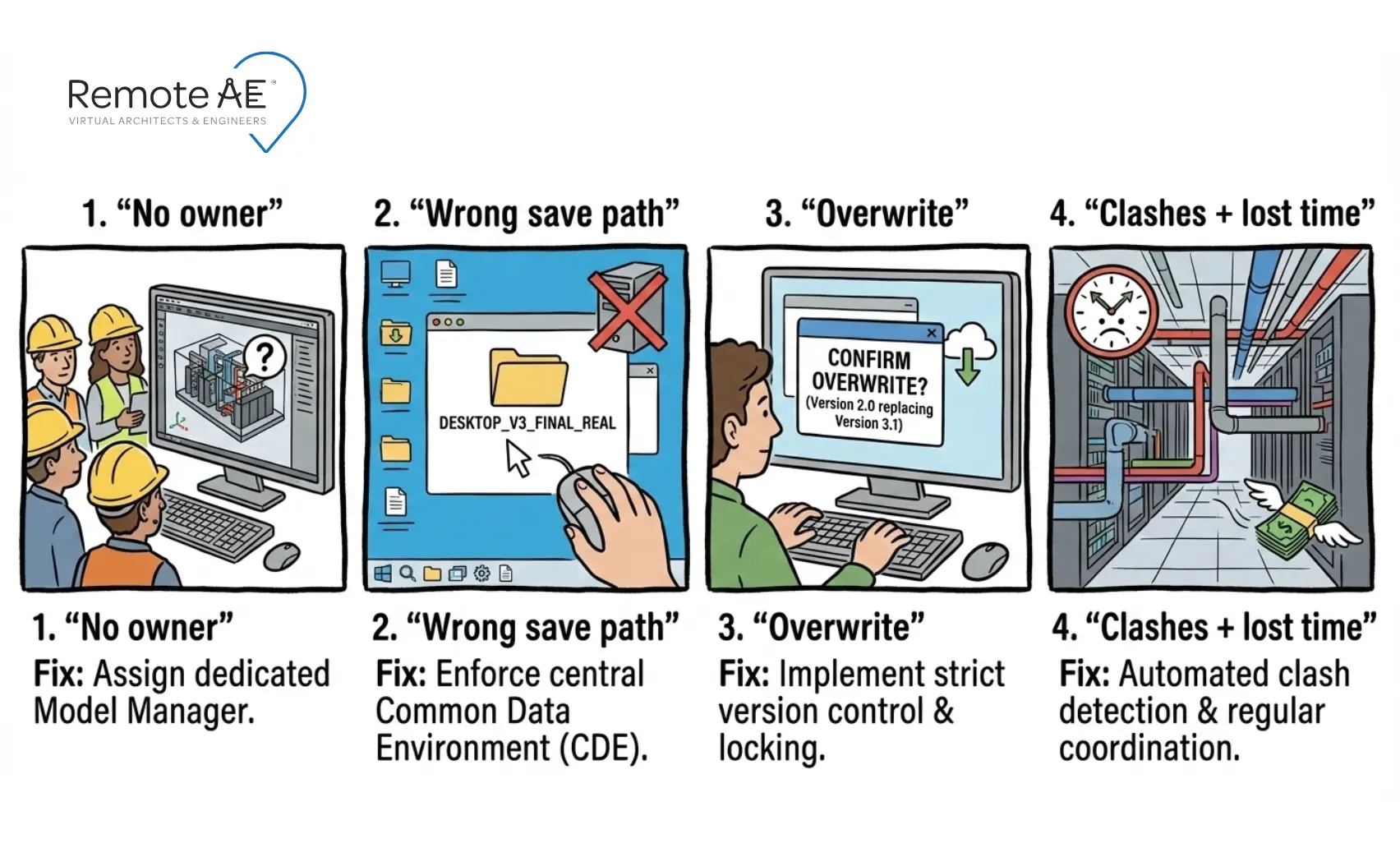 Failure storyboard for data model management services