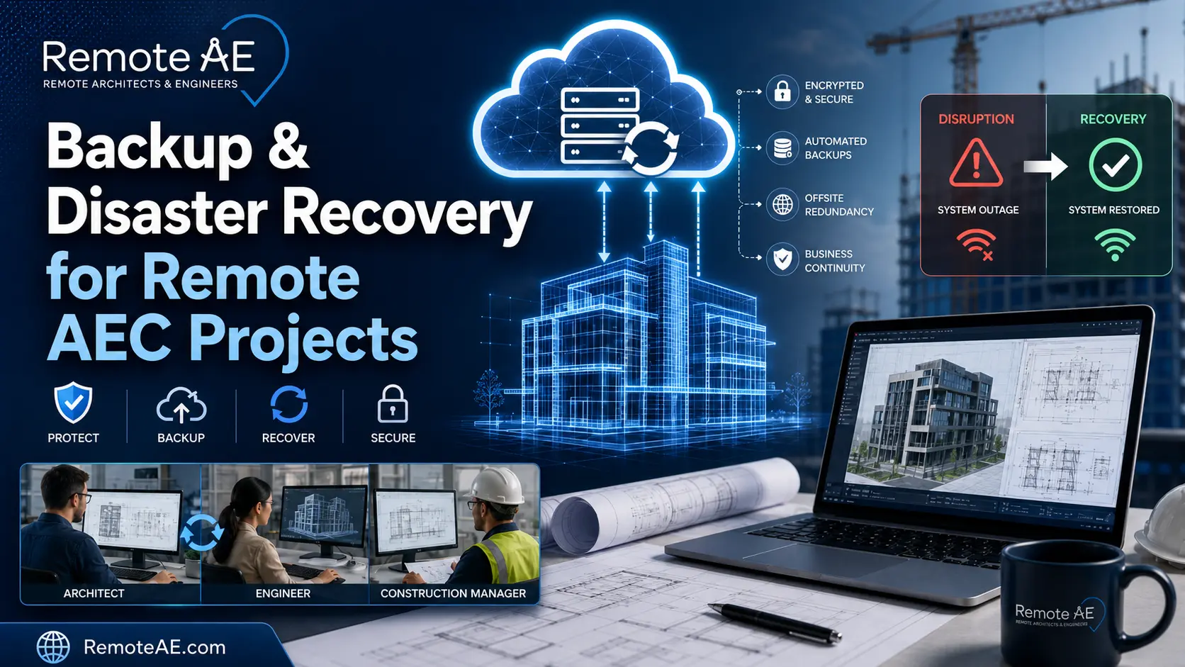 Backup & Disaster Recovery for Remote AEC Projects - Remote AE