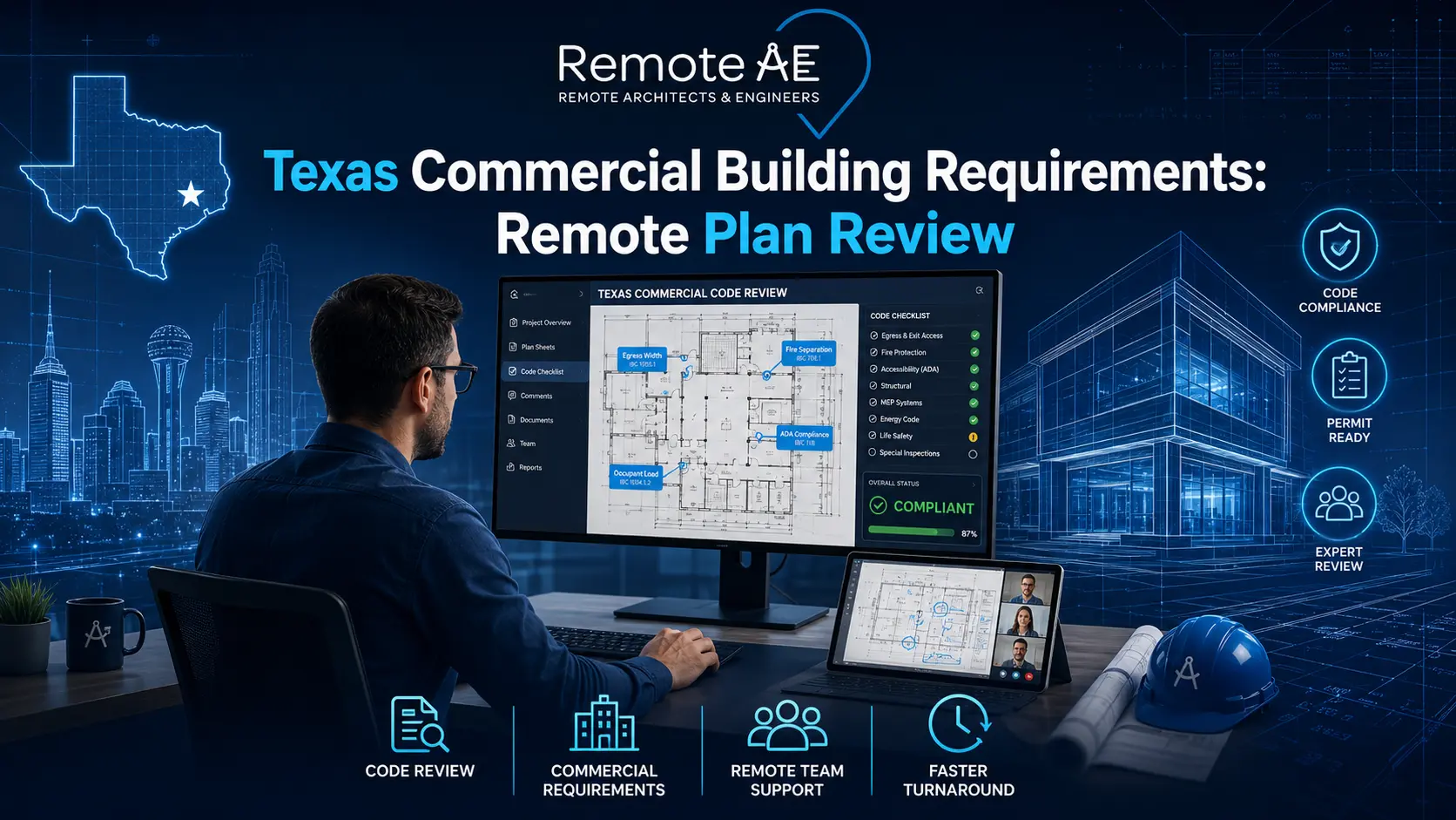 Texas Commercial Building Requirements - Remote AE