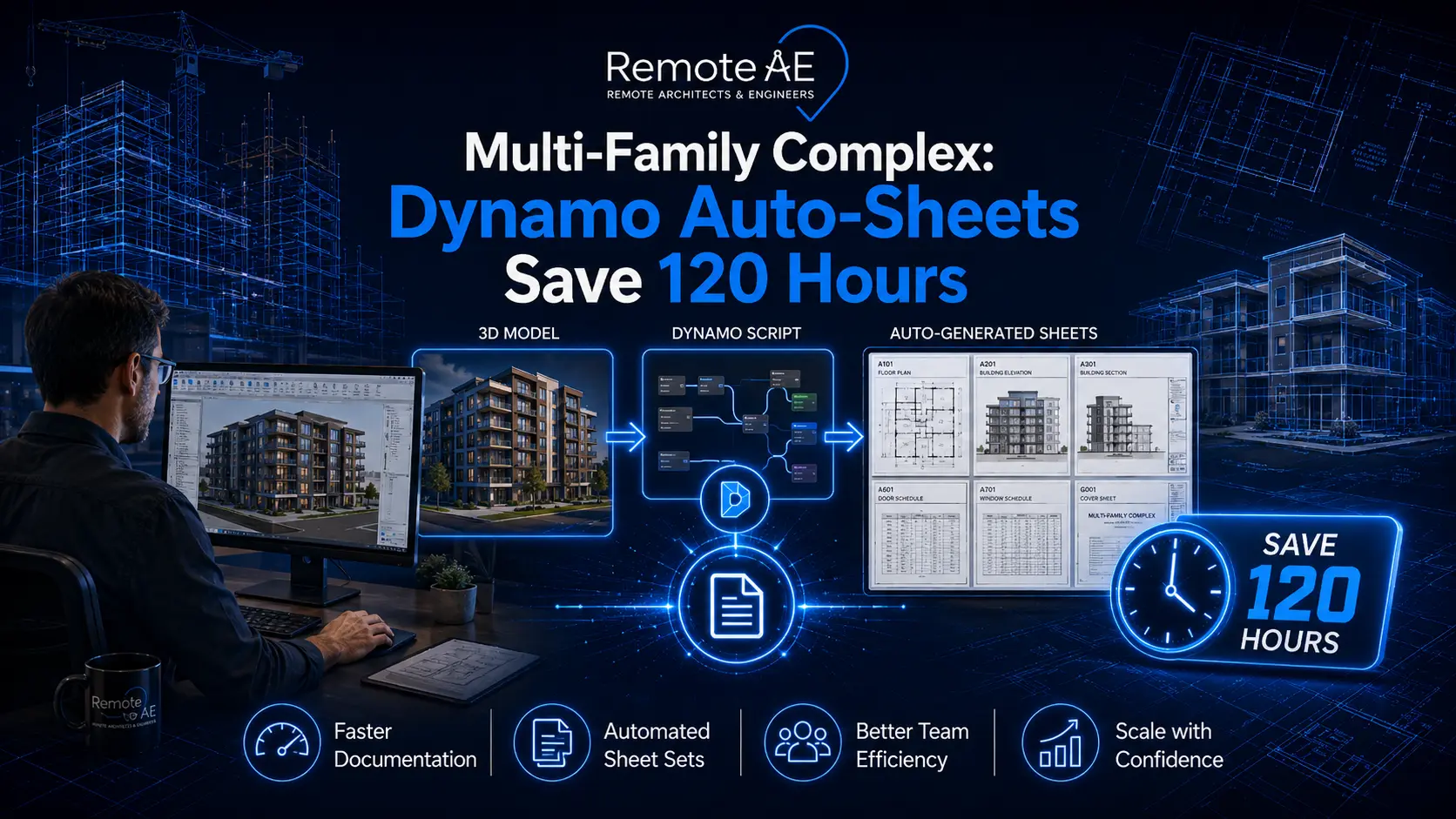 Multi-Family Complex - Dynamo Auto-Sheets Save 120 Hours - Remote AE