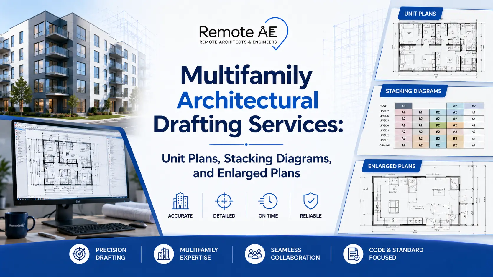 Multifamily Architectural Drafting Services - Remote AE