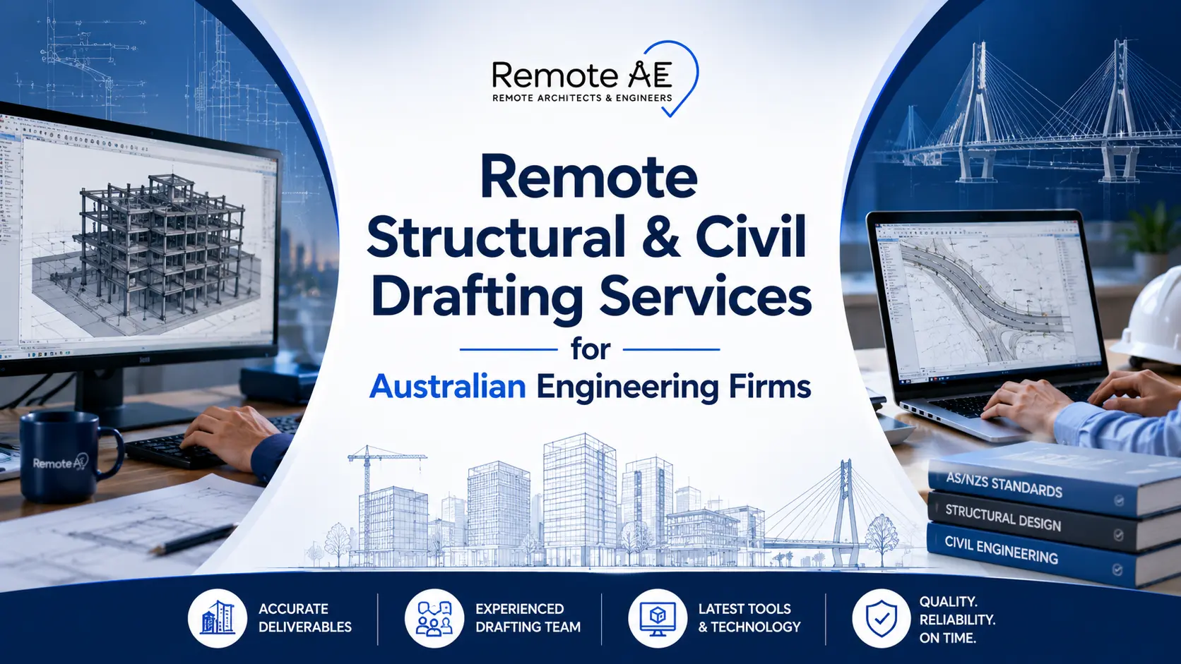 Remote Structural & Civil Drafting Services for Australian Engineering Firms - Remote AE